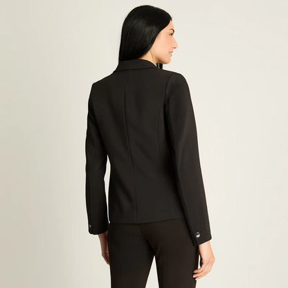 Blazer Mujer Negro Ajustado