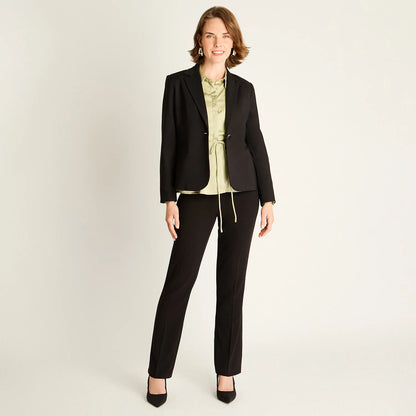 Blazer Mujer Negro de Corte Clásico