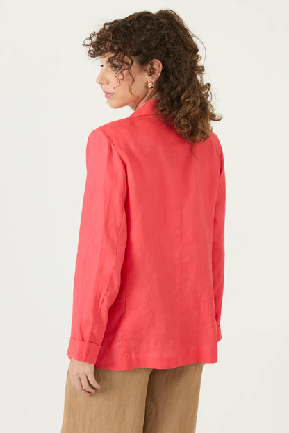 Blazer Mujer Tope Coral