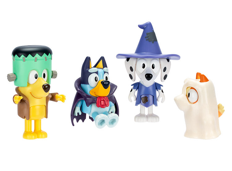 Figuras de Disfraces Halloween Bluey Set 4