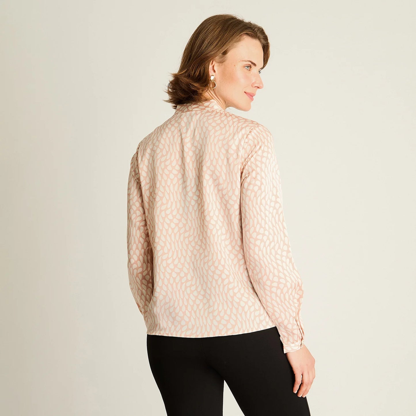 Blusa Mujer Rosada con Lazo
