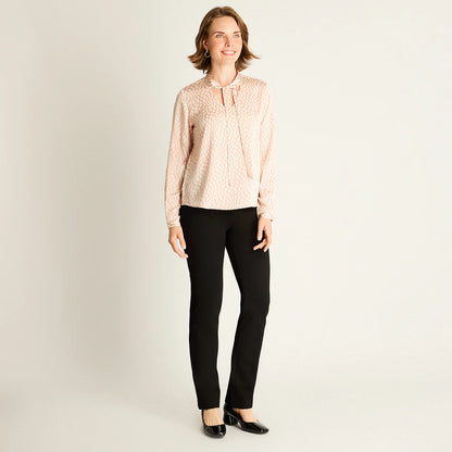 Blusa Mujer Rosada con Lazo