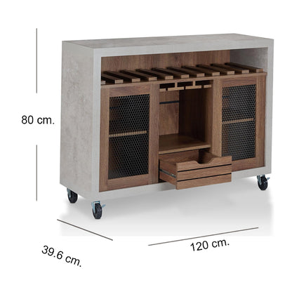 Buffet Bar Brown