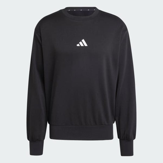 Polerón Buzo Hombre Essentials Feelcozy Felpa Negro