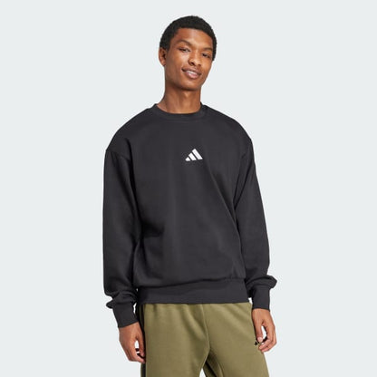 Polerón Buzo Hombre Essentials Feelcozy Felpa Negro