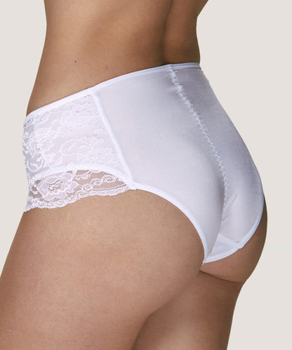Cuadros Mujer Encaje Control Blanco