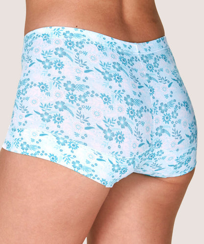 Pantaleta Mujer Cotton Spandex Celeste