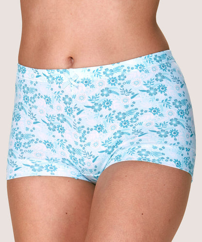 Pantaleta Mujer Cotton Spandex Celeste