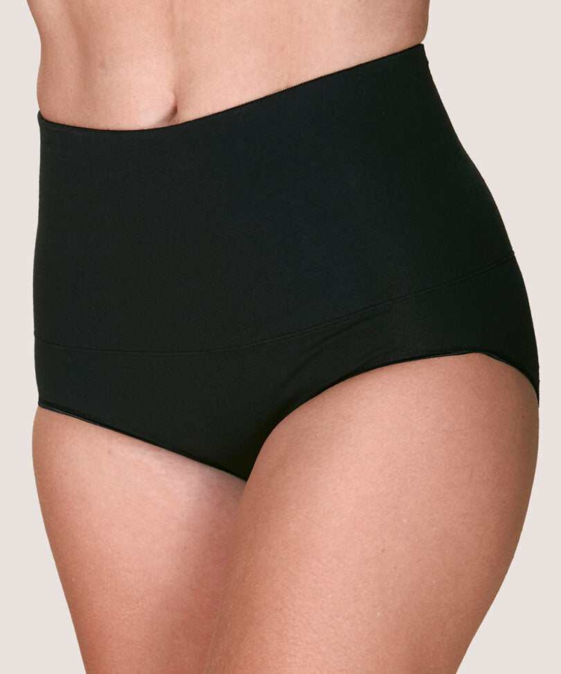 Cuadro Mujer Control Abdomen Cotton Spandex Negro