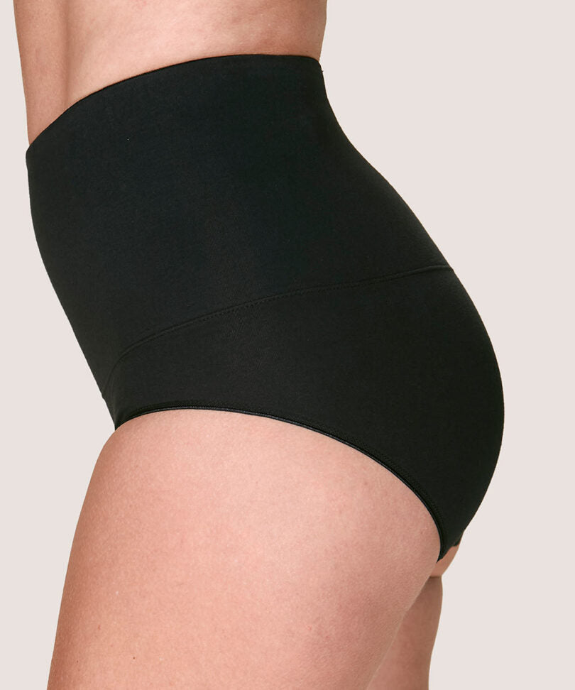 Cuadro Mujer Control Abdomen Cotton Spandex Negro