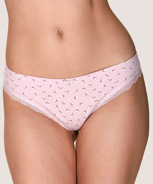 Colaless Mujer Cotton Rib Rosa