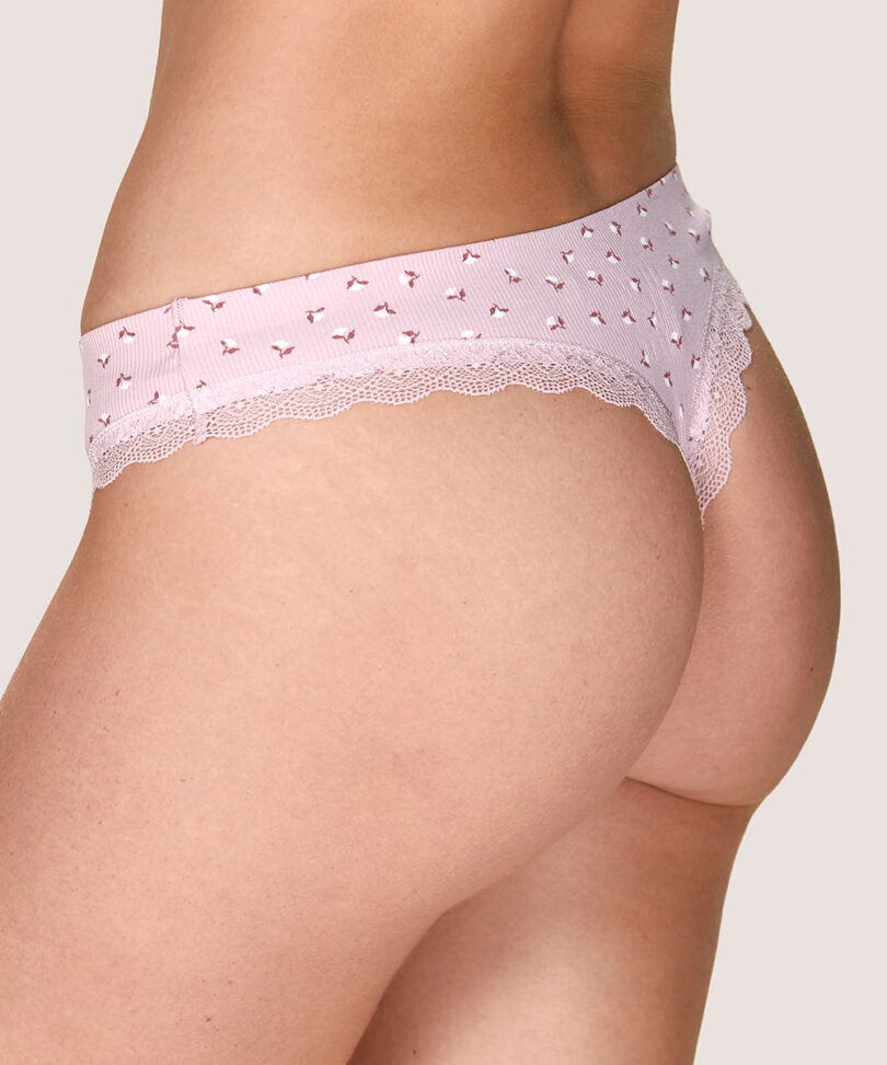 Colaless Mujer Cotton Rib Rosa