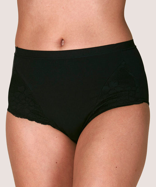 Cuadro Mujer Maxi Cotton y Encaje Negro