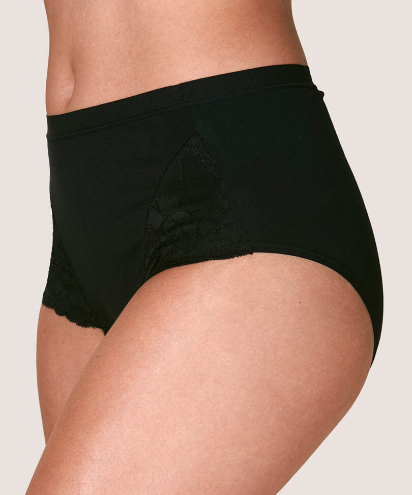Cuadro Mujer Maxi Cotton y Encaje Negro