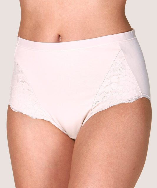Cuadro Mujer Maxi Cotton y Encaje Nude