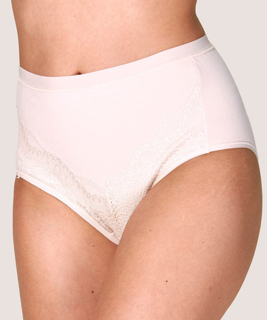 Cuadro Mujer Maxi Cotton y Encaje Nude
