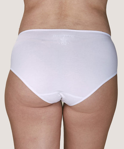 Bikini Mujer Bamboo Y Encaje Blanco