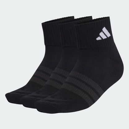 Tripack Calcetines al Tobillo Sportswear Acolchados Negro