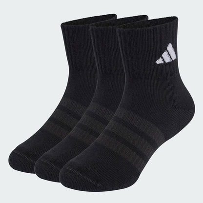 Tripack Calcetines Deportivos al Tobillo con Amortiguación Negros