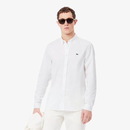 camisa-hombre-corte-ajustado-de-algodón-blanco
