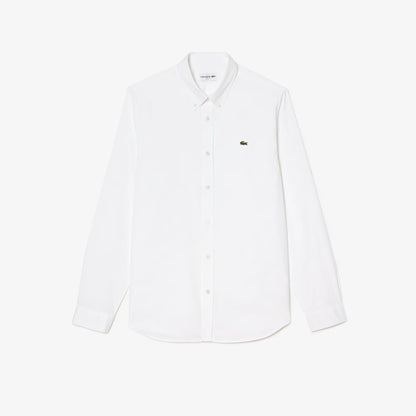 Camisa Hombre algodón Slim Blanca
