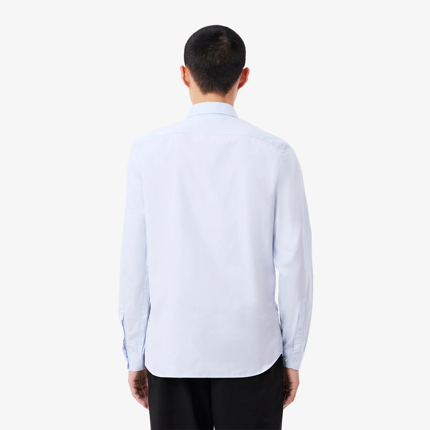Camisa Hombre corte ajustado de algodón Celeste