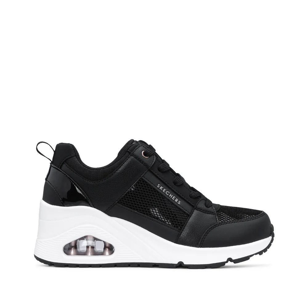 Zapatillas Mujer Urbanas Uno Wedge Negra