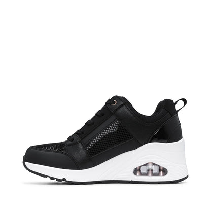 Zapatillas Mujer Urbanas Uno Wedge Negra