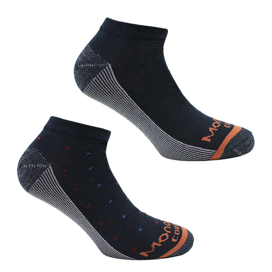 Calcetin Hombre 2 Pares Cobre Rayas Azul