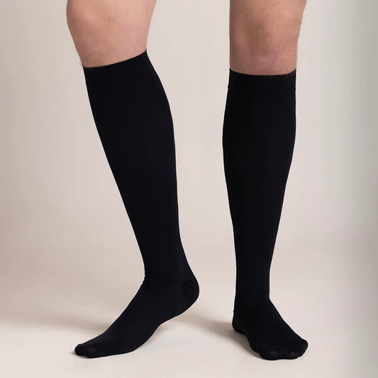 Calcetin Hombre Medical 70 Denier Azul