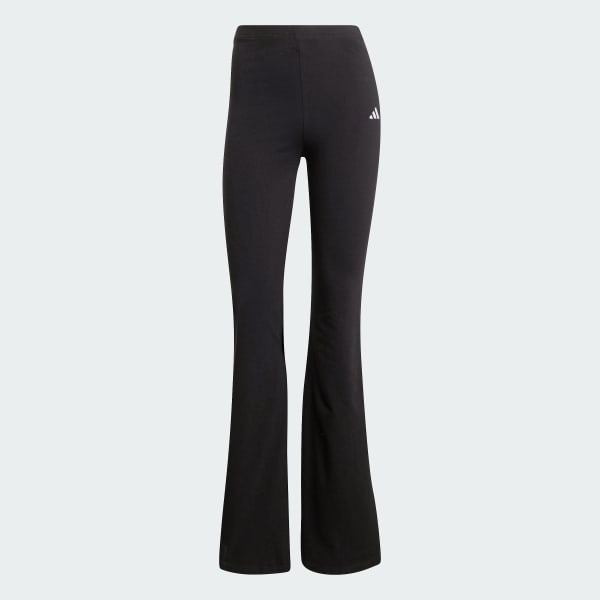 Calza Mujer Acampanadas Essentials Logo Pequeño Negro