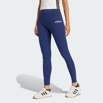 Calza Mujer de Algodón Essentials Linear Azul