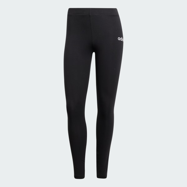 Calza Mujer Essentials Linear Cotton Negro