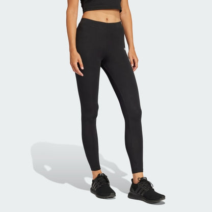 Calza Mujer Essentials Linear Cotton Negro