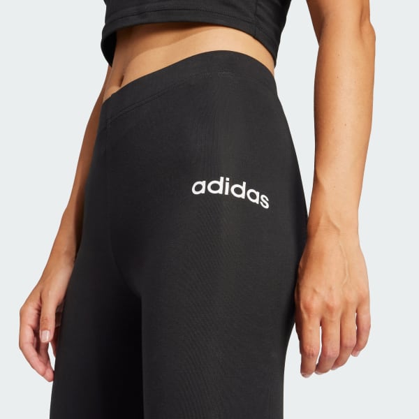 Calza Mujer Essentials Linear Cotton Negro