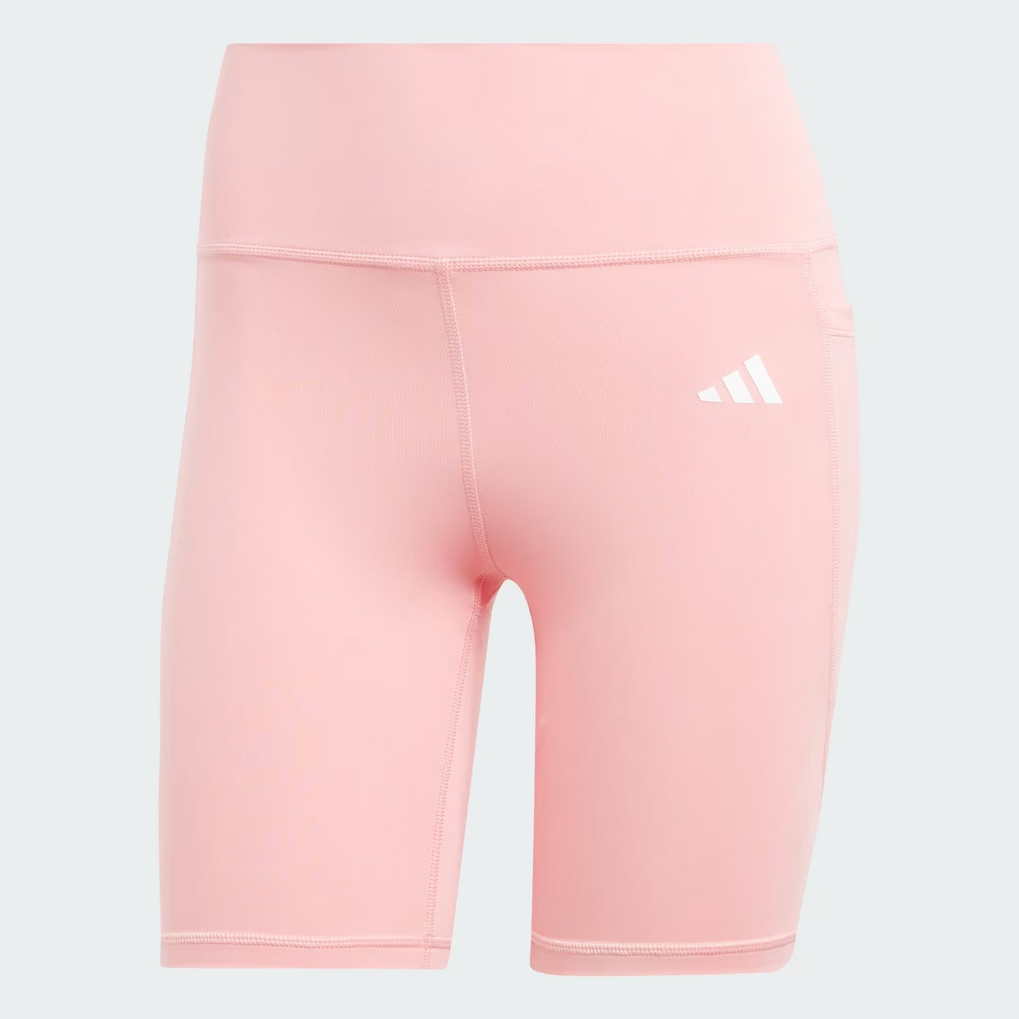 Calzas Mujer Cortas Optime Essentials Stash Pocket 7 Pulgadas Semi Pink Spark