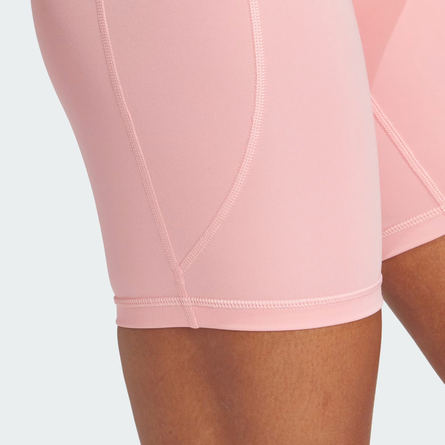 Calzas Mujer Cortas Optime Essentials Stash Pocket 7 Pulgadas Semi Pink Spark