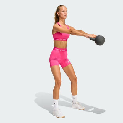 Calza Mujer cortas TECHFIT Magenta