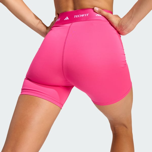 Calza Mujer cortas TECHFIT Magenta