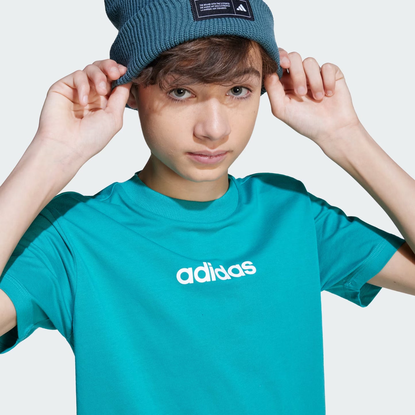 Polera Niño Essentials Pure Teal