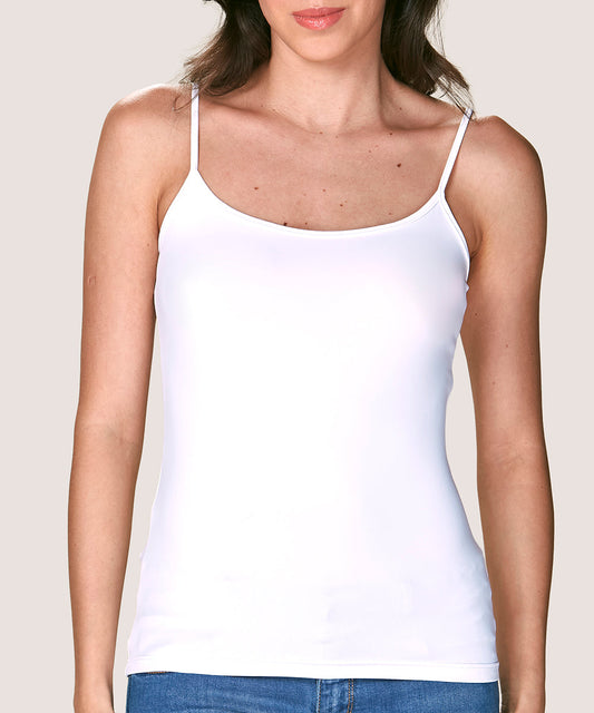 Camiseta Mujer Microfibra Con Pabilos Blanco