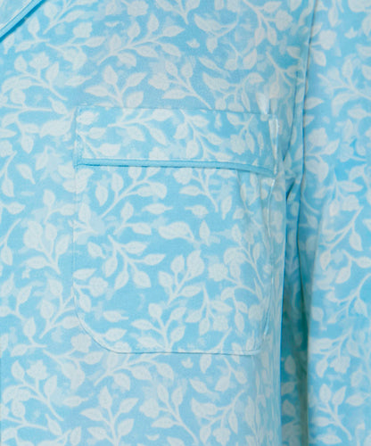 Camisola Mujer Estampada Celeste