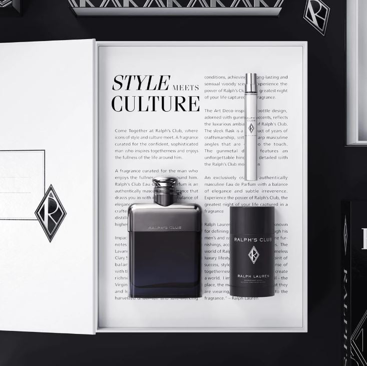 Perfume de Hombre Set Ralph's Club EDP Trio Gift 100 ml+10 ml+75 g