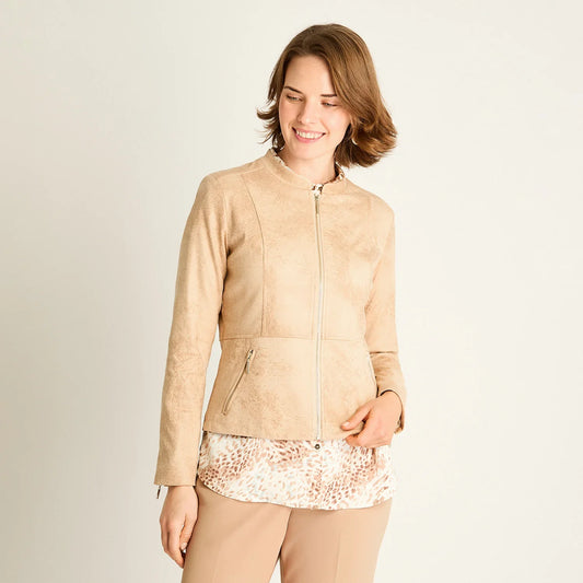 Casaca Mujer Camel Estilo Urbano