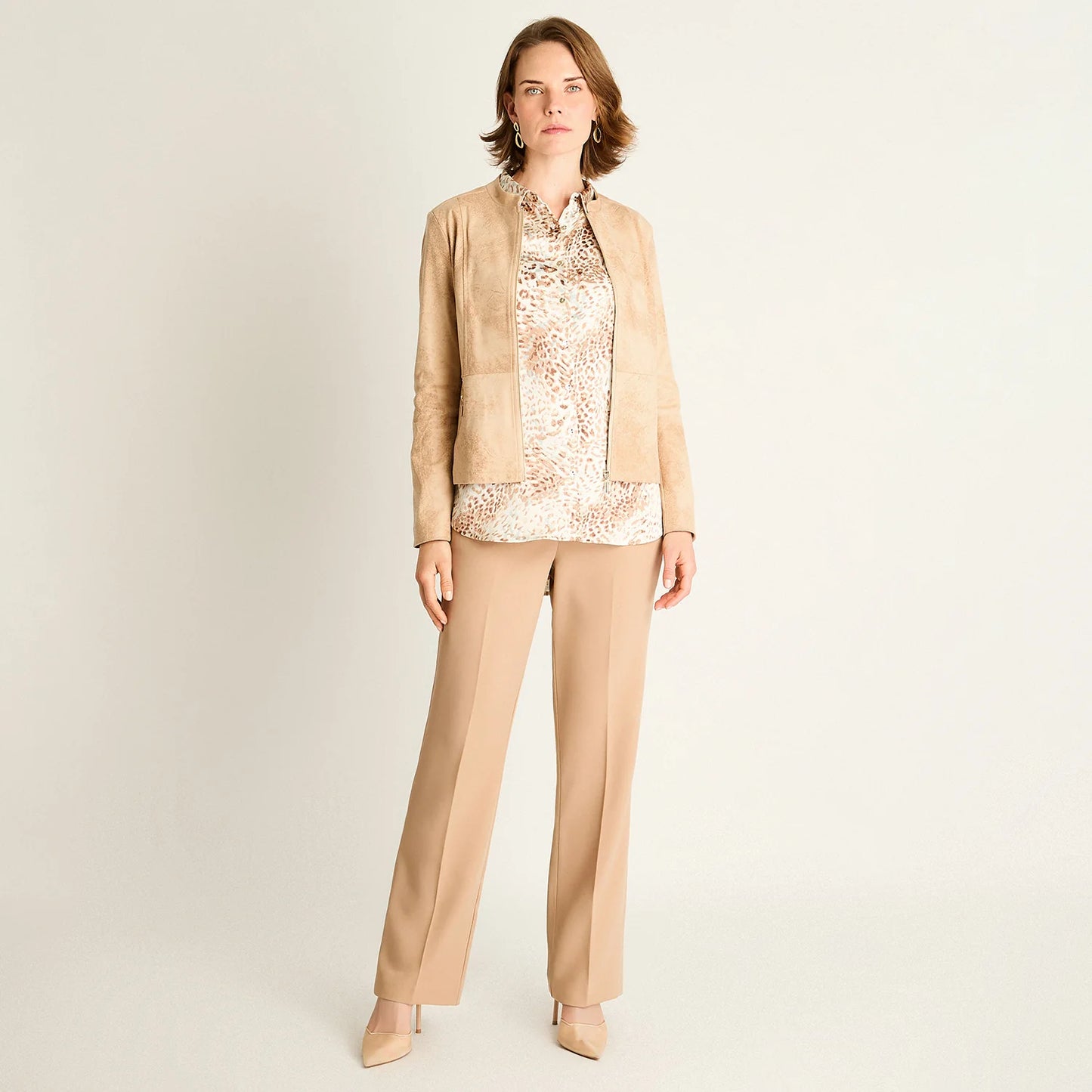 Casaca Mujer Camel Estilo Urbano