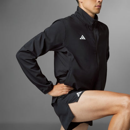 Chaqueta Hombre de Running Adizero Essentials Negro