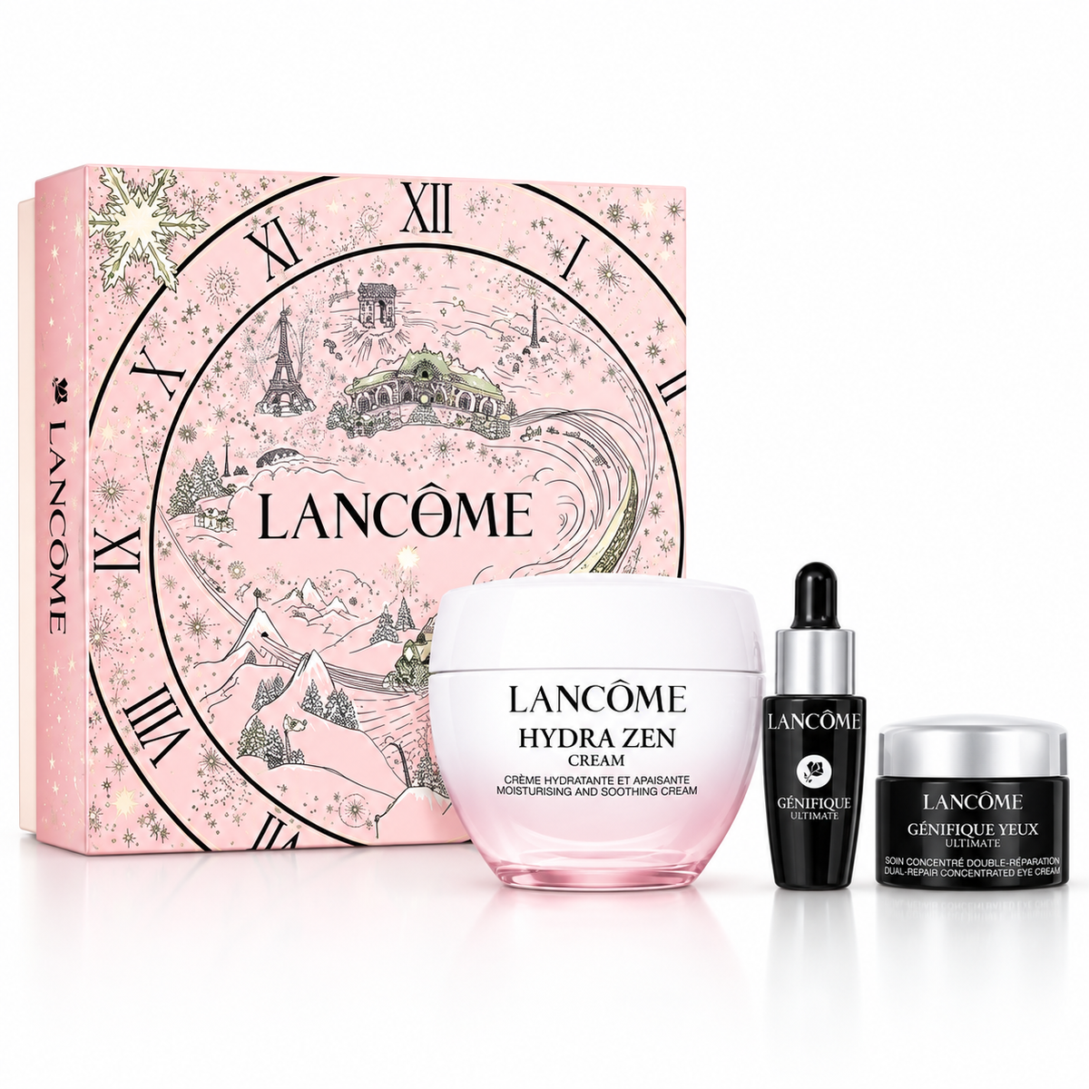 Set Hydra Zen Cream 50ml+ Genifique Ultimate Serum 10ml + Gentefique Yeux Ultimate E