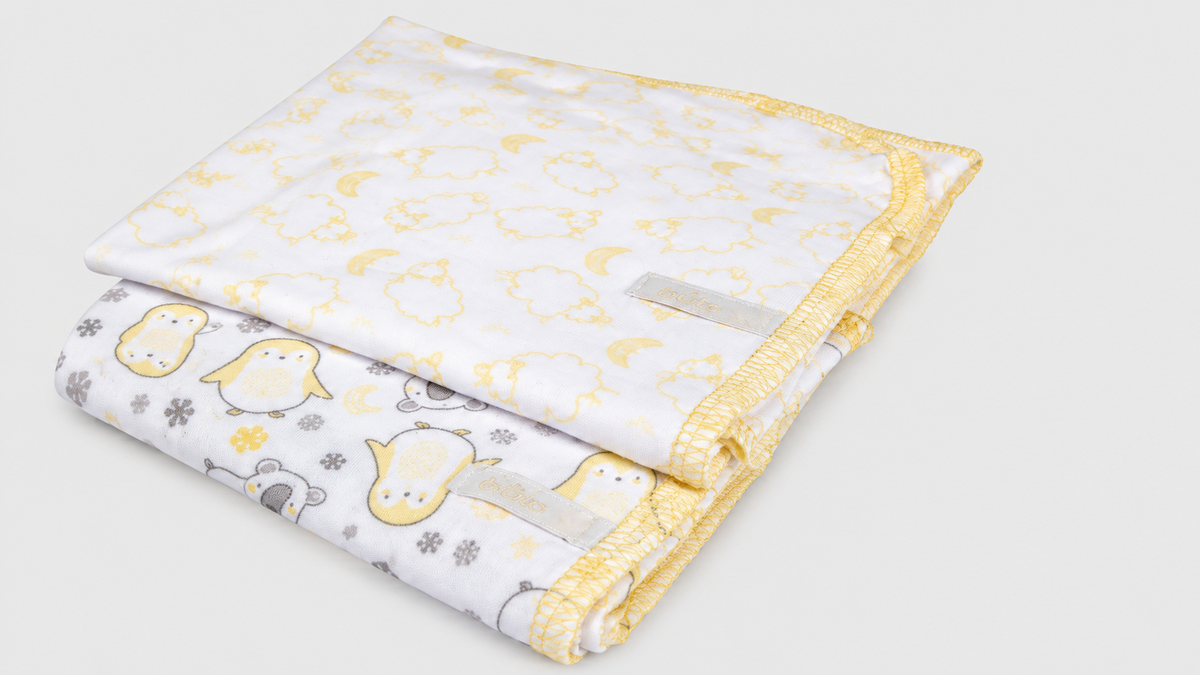 Mantas Bebé Unisex 2 pcs Surtido