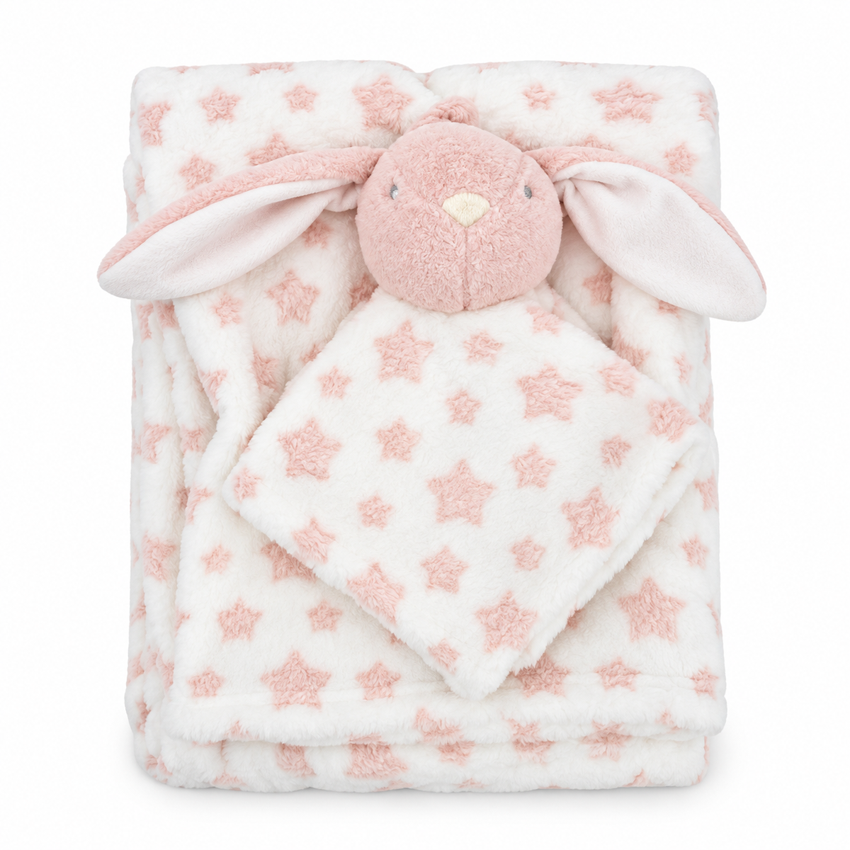 Manta Plush De Bebe Rosada