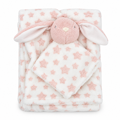 Manta Plush De Bebe Rosada